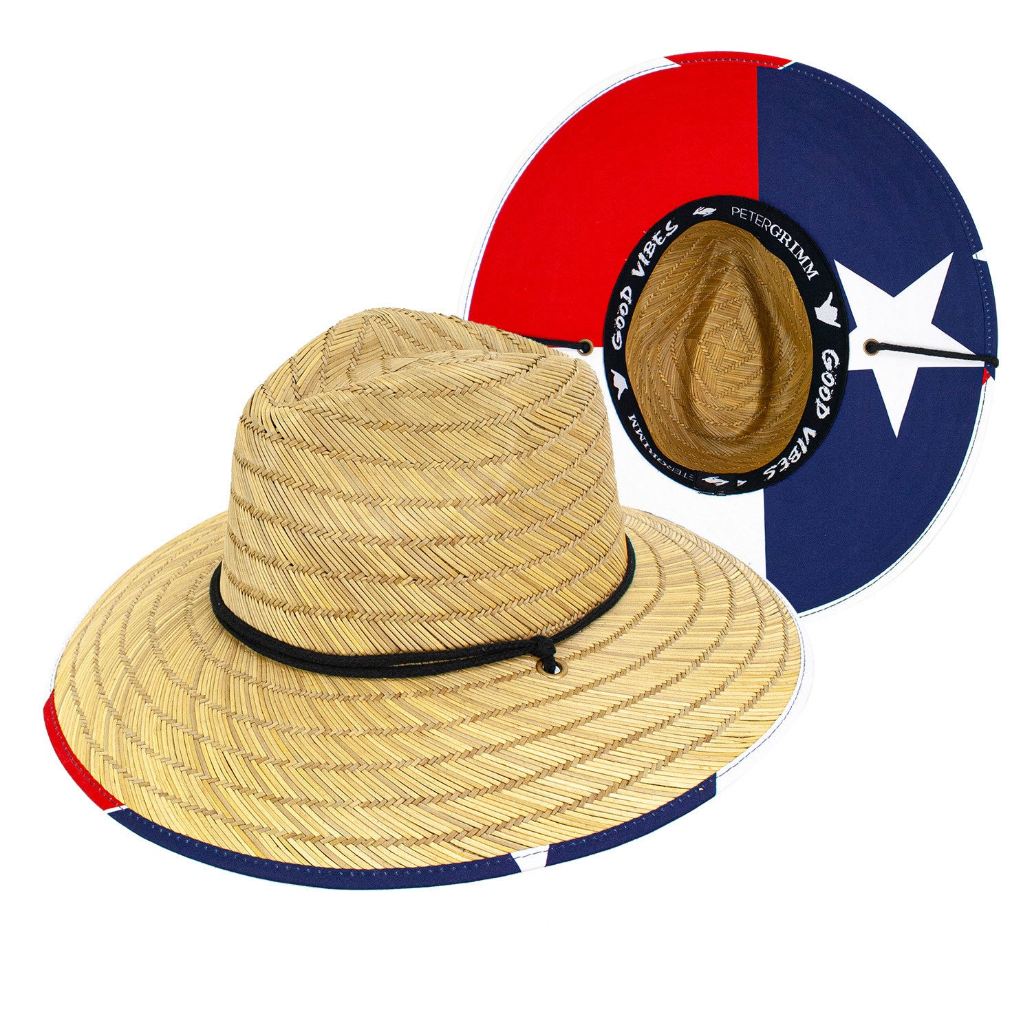 Lone Star State Straw Lifeguard Hat Doba Default